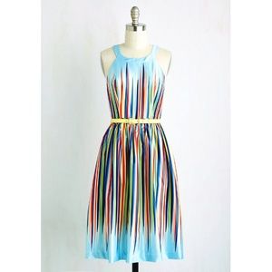Modcloth Rainbow What's the Zeal? Dress
